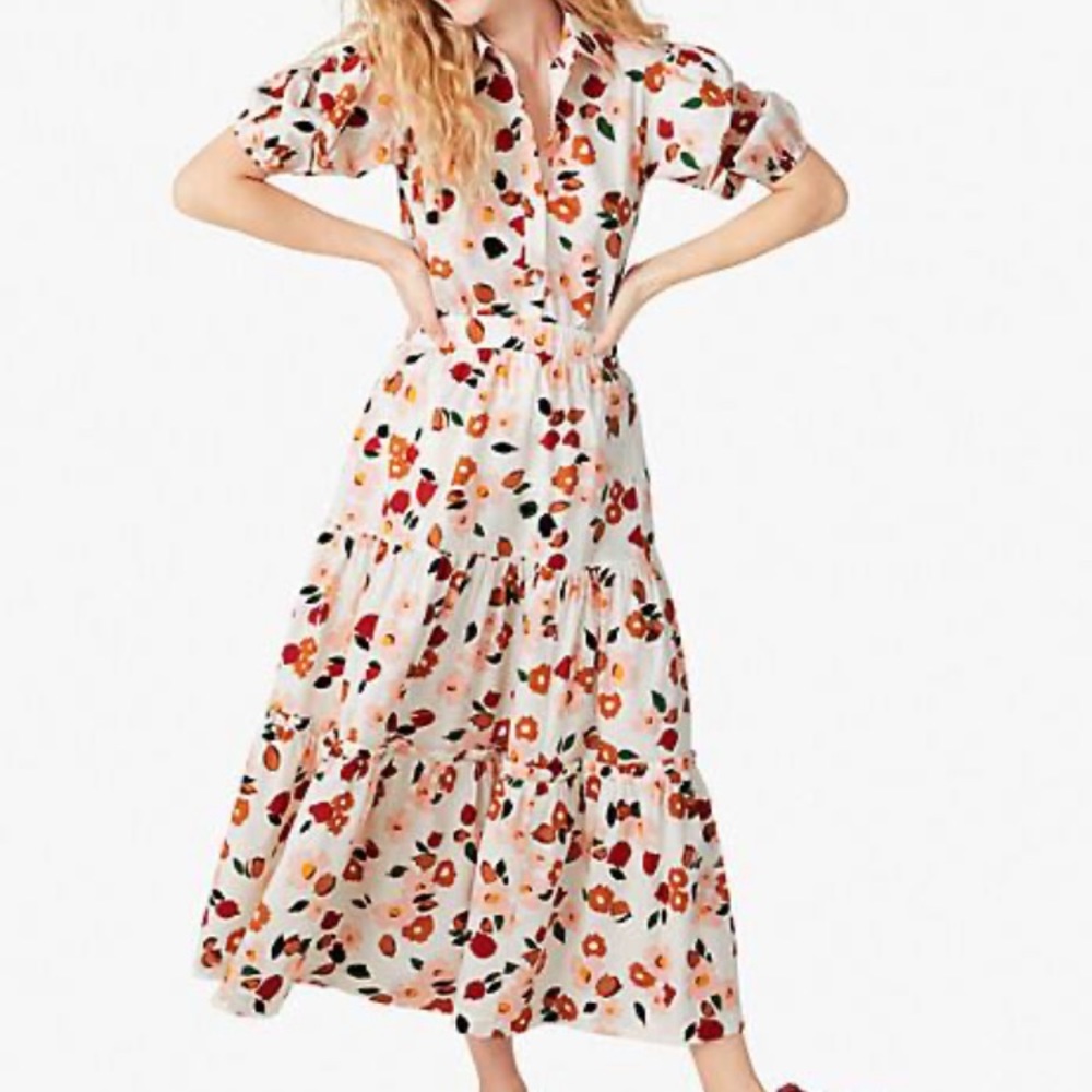 Kate Spade Botanic Ruffle Skirt - Picture 2 of 4